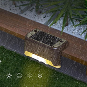 Solar Lights Outdoor - Weatherproof LED Wall Lamp for Driveways & Pathways-3