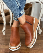 ANN | Stylish Wedge Boots for Your Style