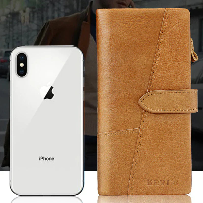 Berkley | RFID-Safe Vintage Leather Travel Wallet