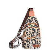 Katie | Chic Leopard Stylish Sling Bag with Multiple Compartments