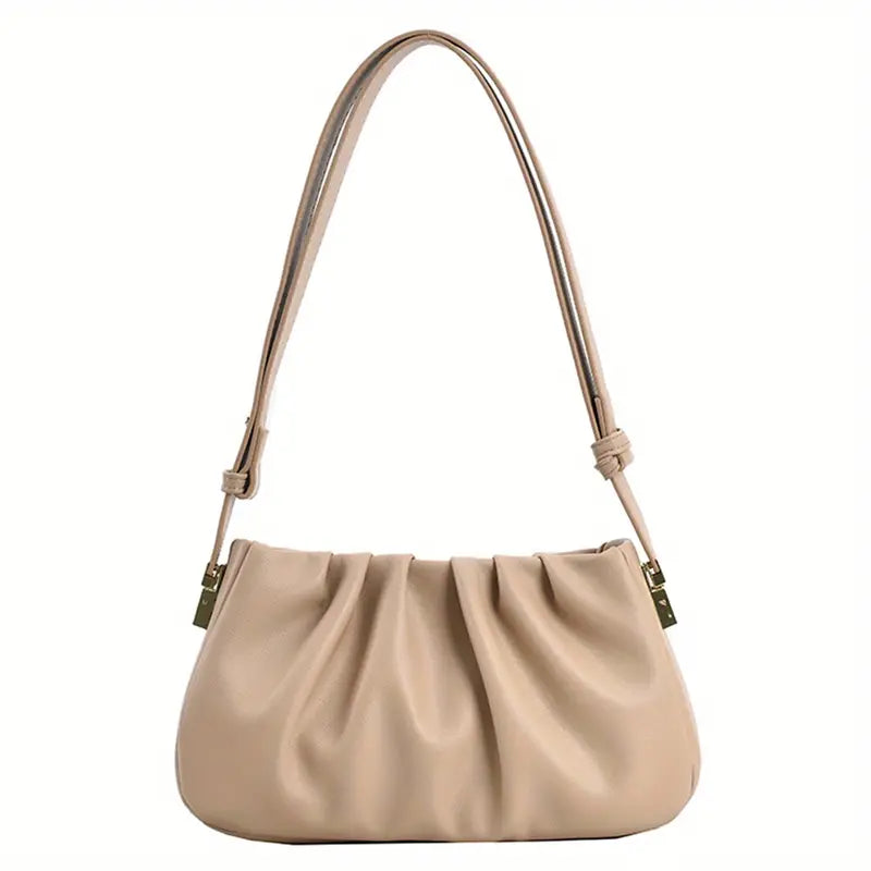 Holly | Stylish Ruched Handbag with Adjustable Handle