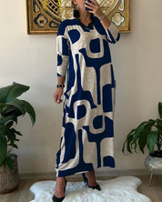 Emma | Maxi Dress with Art Print