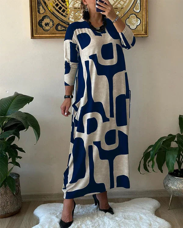 Emma | Maxi Dress with Art Print