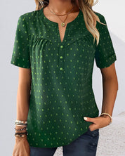 Shirt with V neck and buttons - Milou