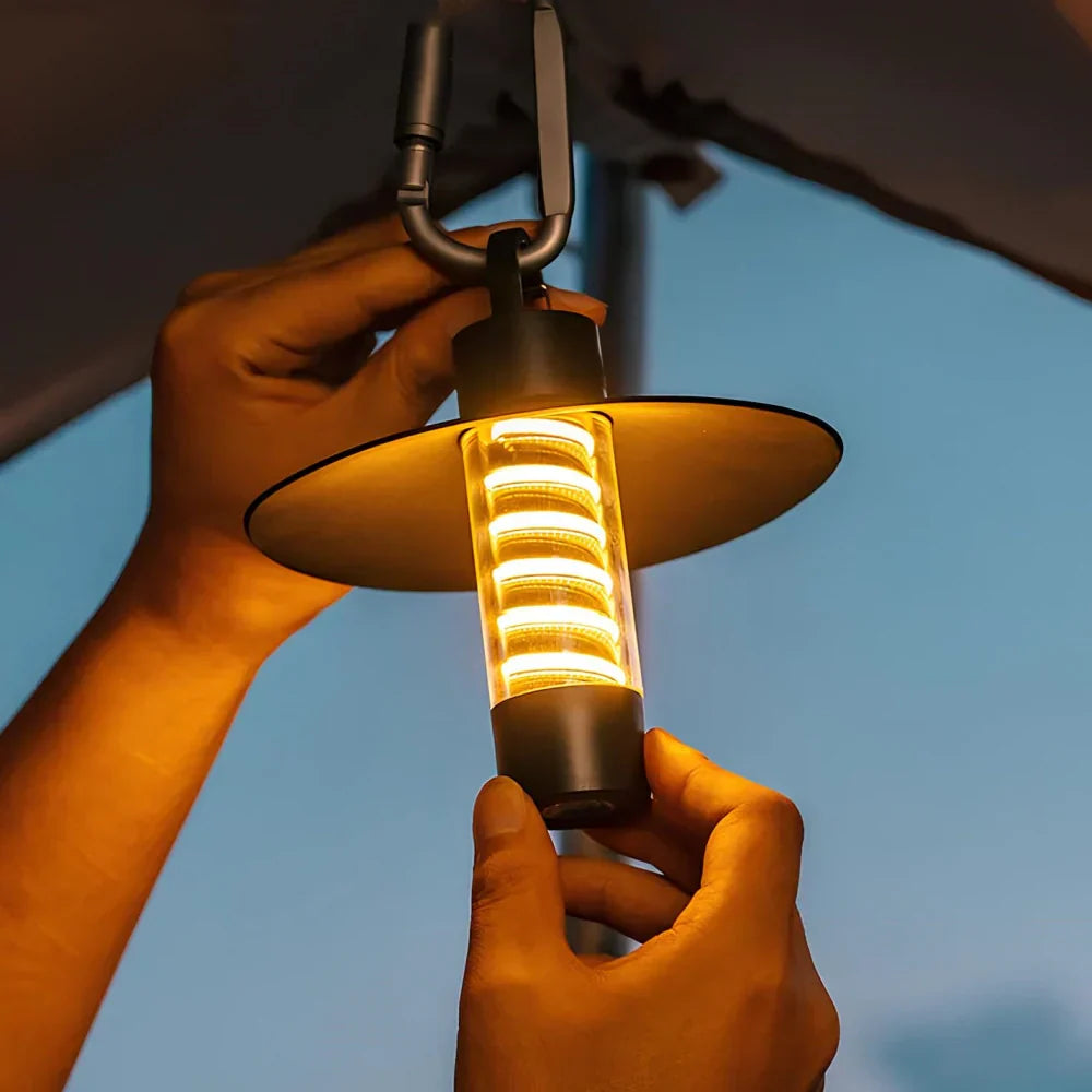 Portable Outdoor LED Light - 12-Hour Battery Life, Waterproof & Adjustable Brightness-2