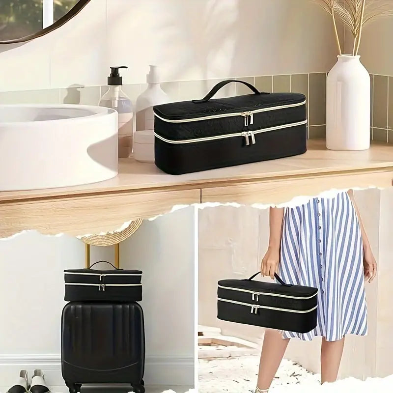 Sheila | Double-layer Storage Design Beauty Essentials Organizer