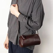 Laura | Cylinder-Shaped Crossbody Bag with Sleek Design