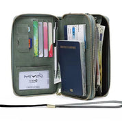 Valery | RFID-blocking passport holder with shoulder strap