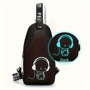 Michael | Glow-in-the-Dark Backpack with USB Charging Port