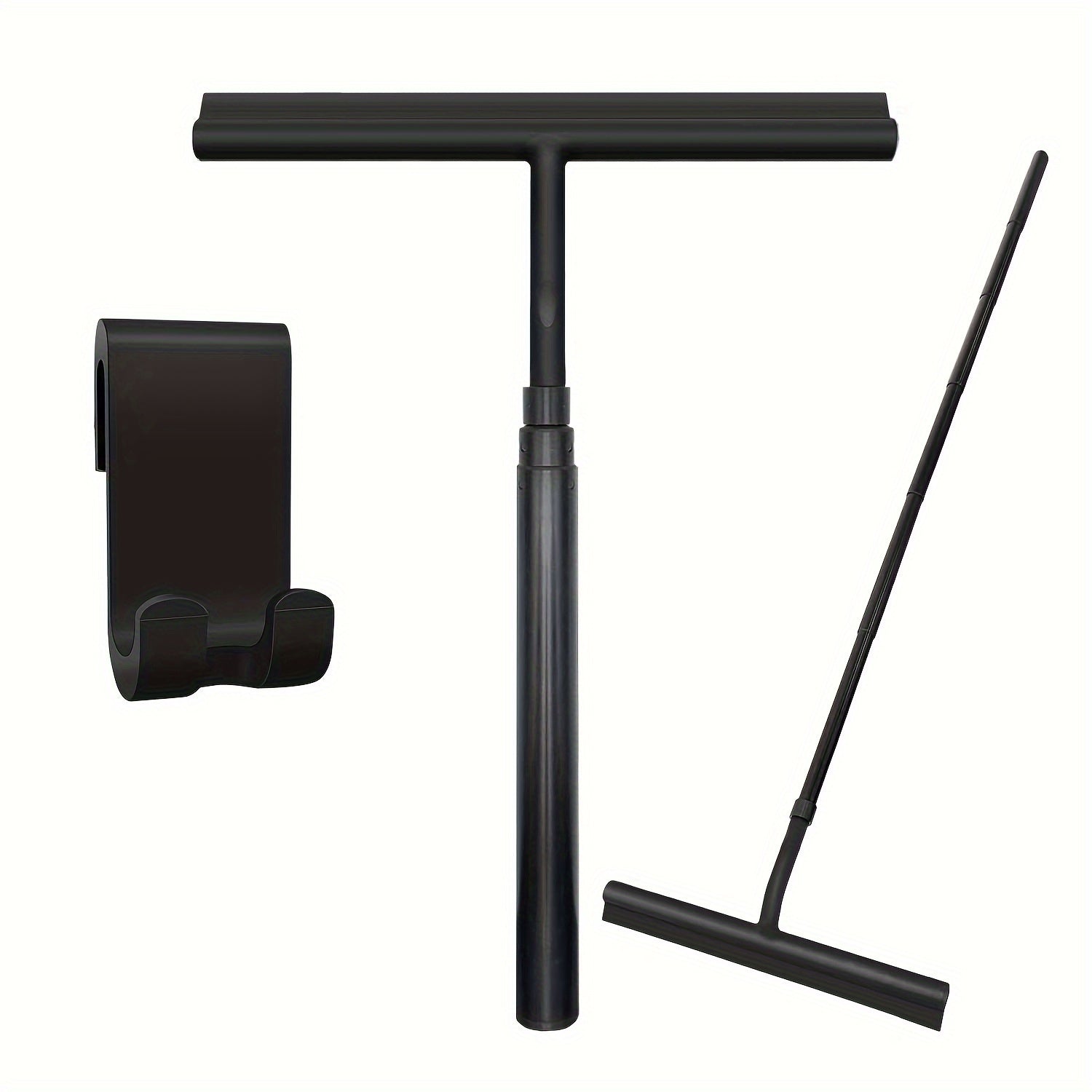 Sanitary deluxe telescopic shower wiper-comfortable and efficient cleaning without stooping