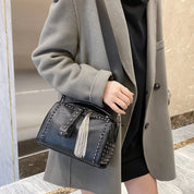 Anya | Elegant Shoulder Bag with Studded Details and Stylish Accents
