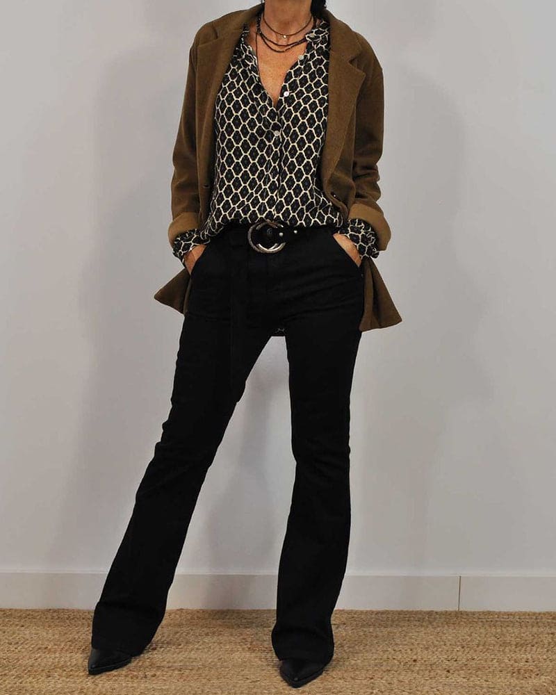 Ella | V-Neck Blouse Spring