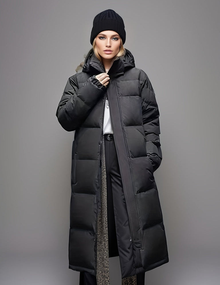 Felicitas | Long Padded Winter Coat for Women - Cozy and Fashionable