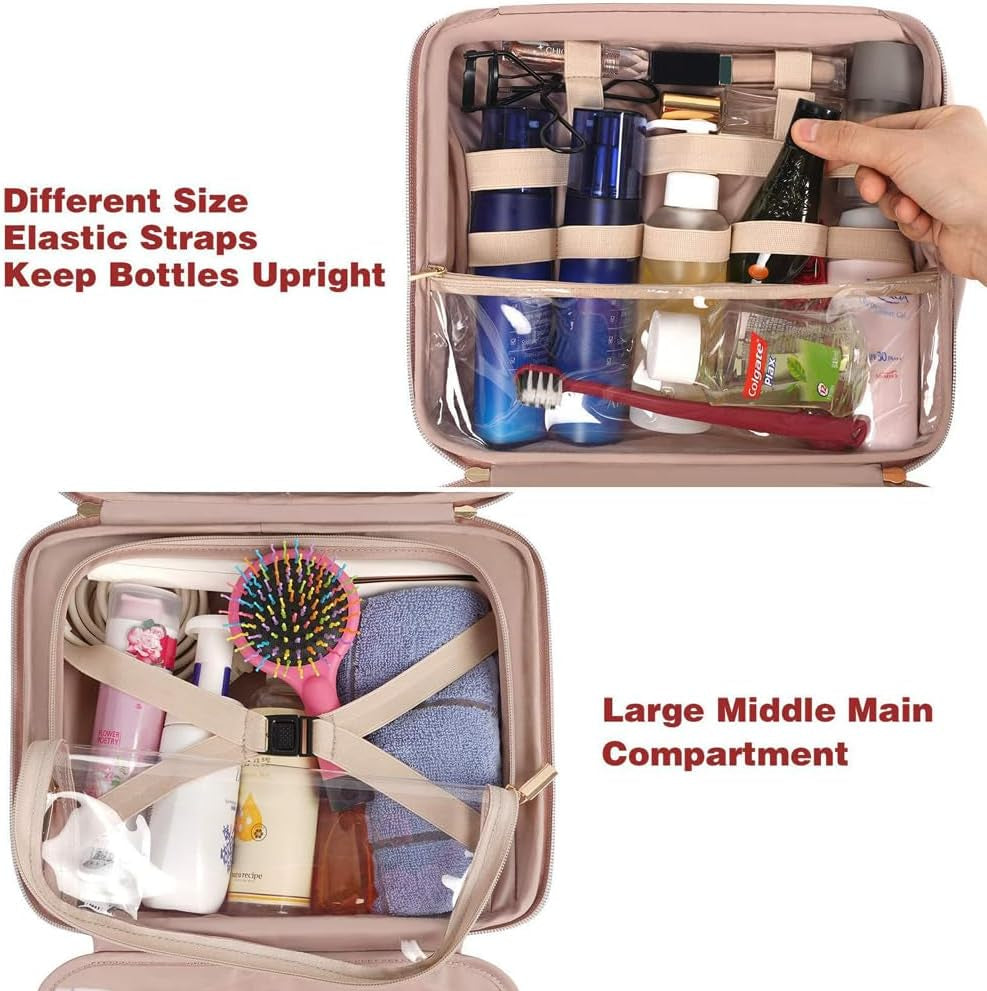 Samira | Versatile hanging toiletry bag with multiple compartments