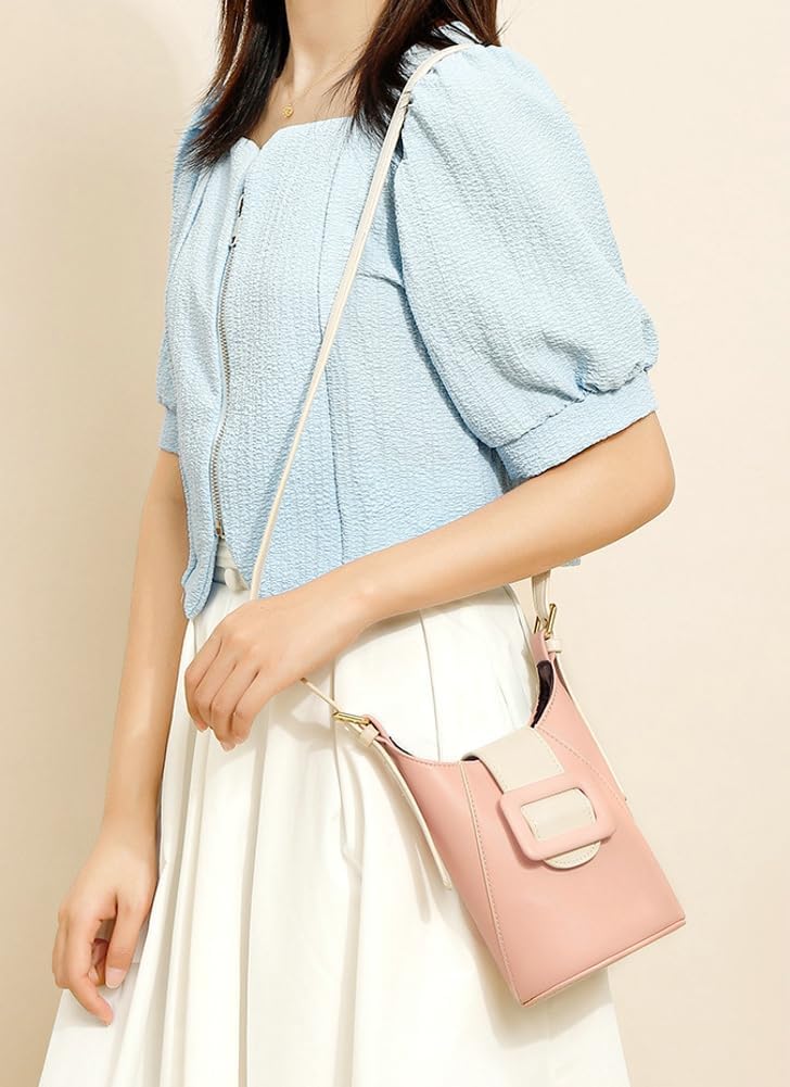 Aubrey | Chic Bucket Bag with Bold Buckle Design