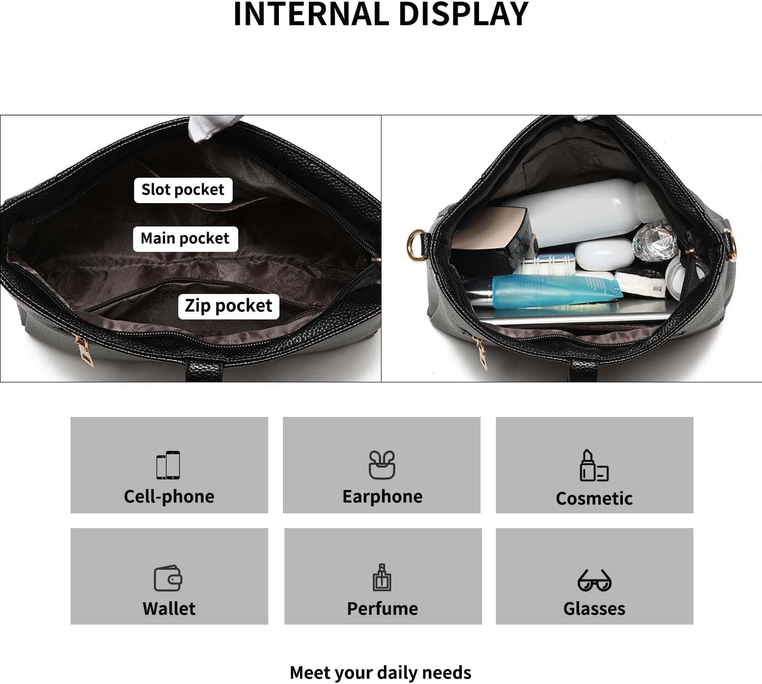 Kourtney | Stylish Handbag with Multiple Compartments