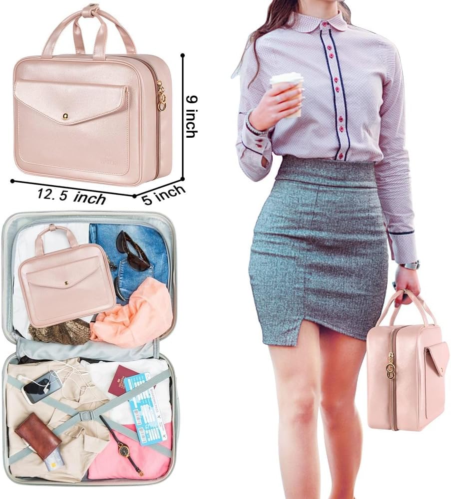 Samira | Versatile hanging toiletry bag with multiple compartments