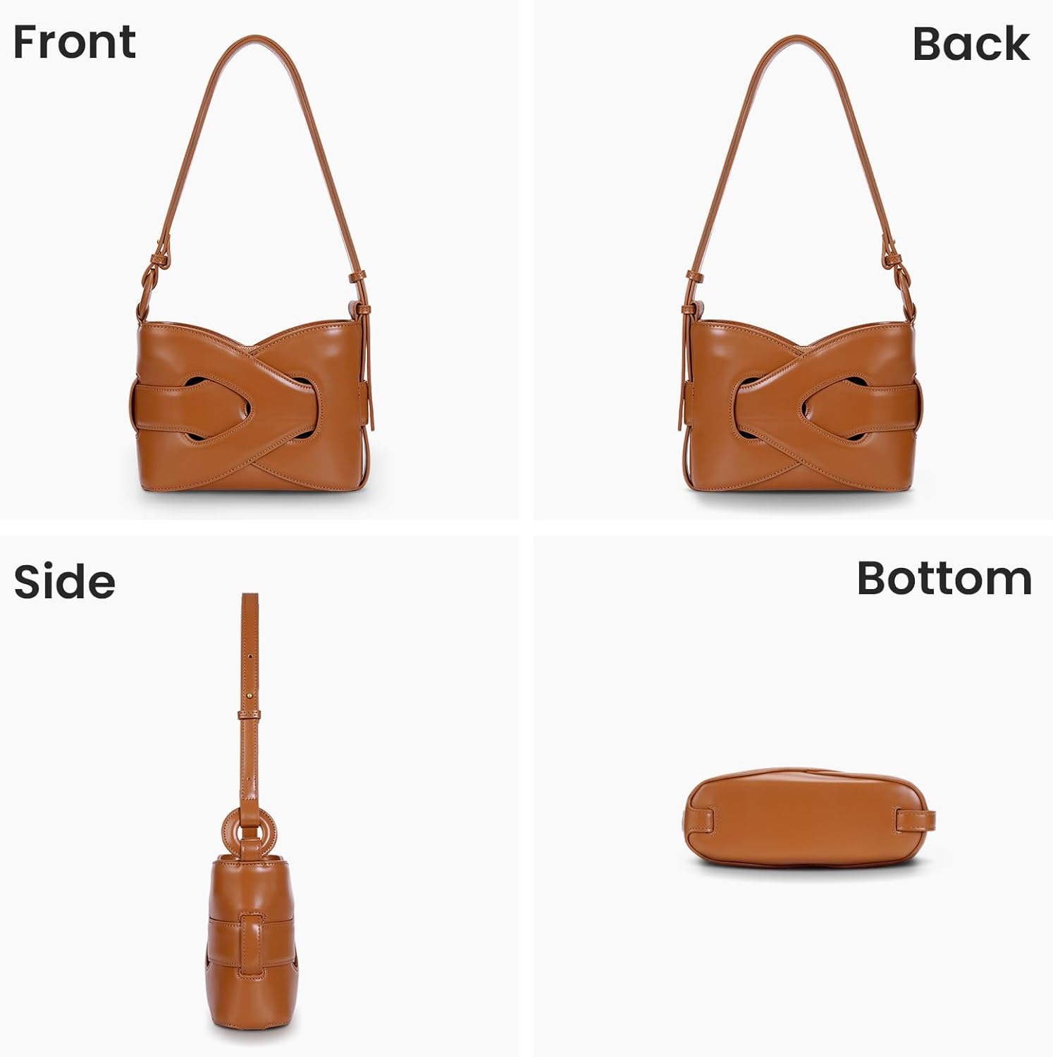 Whitney | Chic Crossbody Bucket Bag