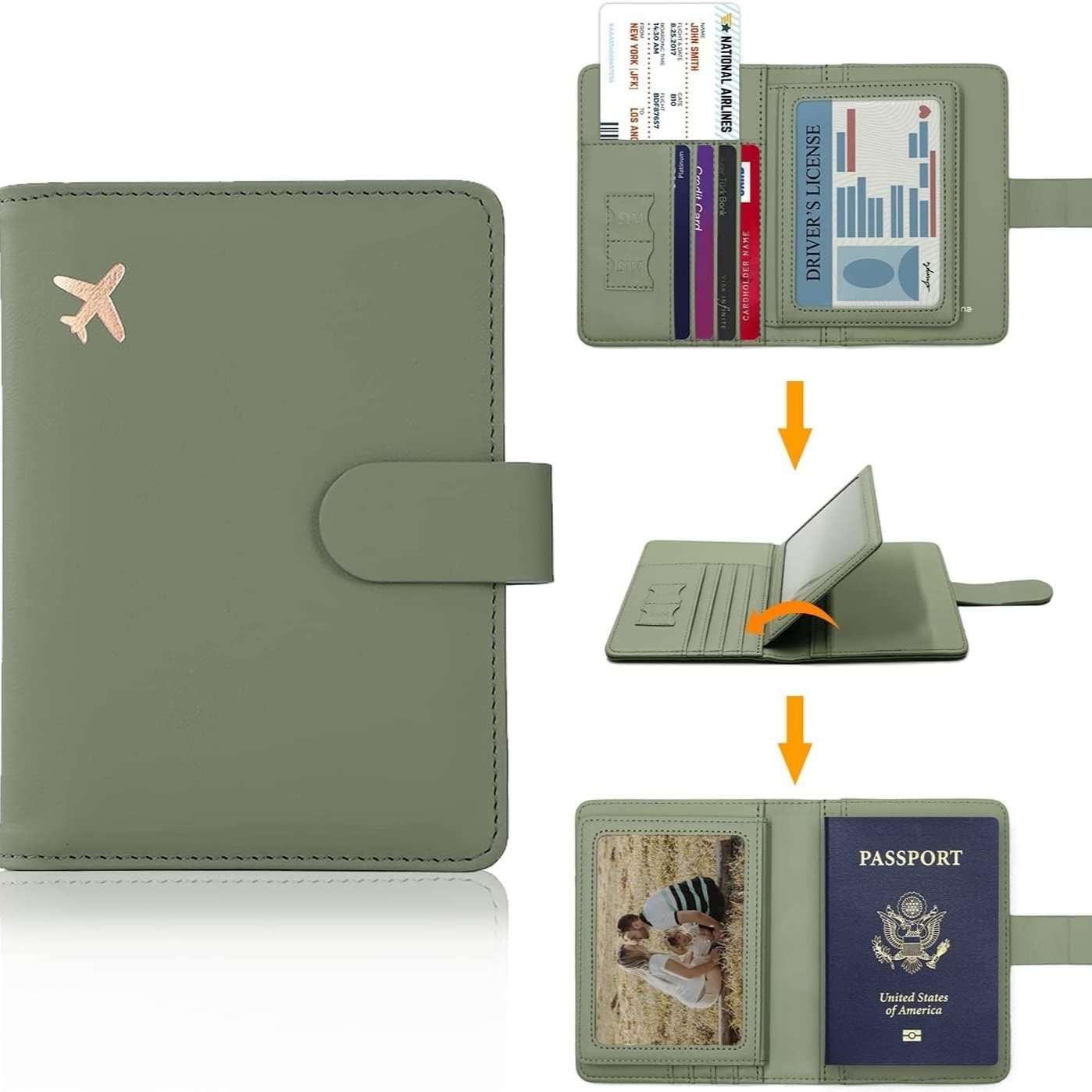 Maddie | RFID-secure passport holder