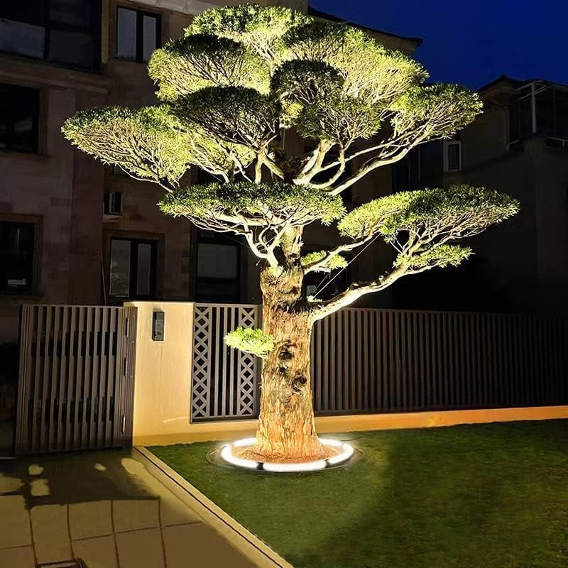 Elegant Outdoor Tree Spotlights - Warm White LED Garden Lights for Landscape Lighting-3