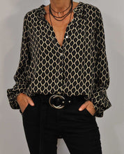 Ella | V-Neck Blouse Spring