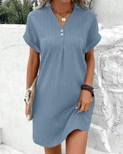 Candice | Elegant V-Neck Dress