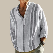 Billy | Versatile Striped Long-sleeve Shirt