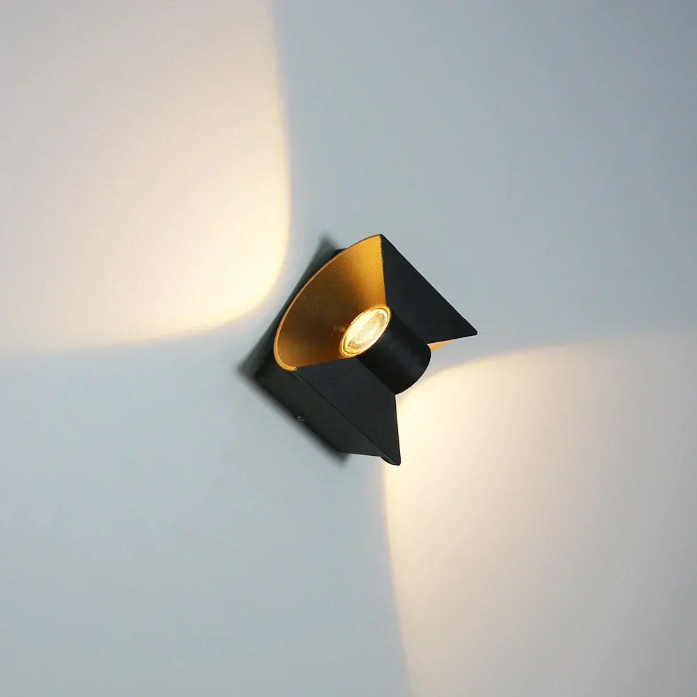 Modern Outdoor Wall Lamp - Energy Efficient LED Exterior Wall Light, Weather Resistant-4