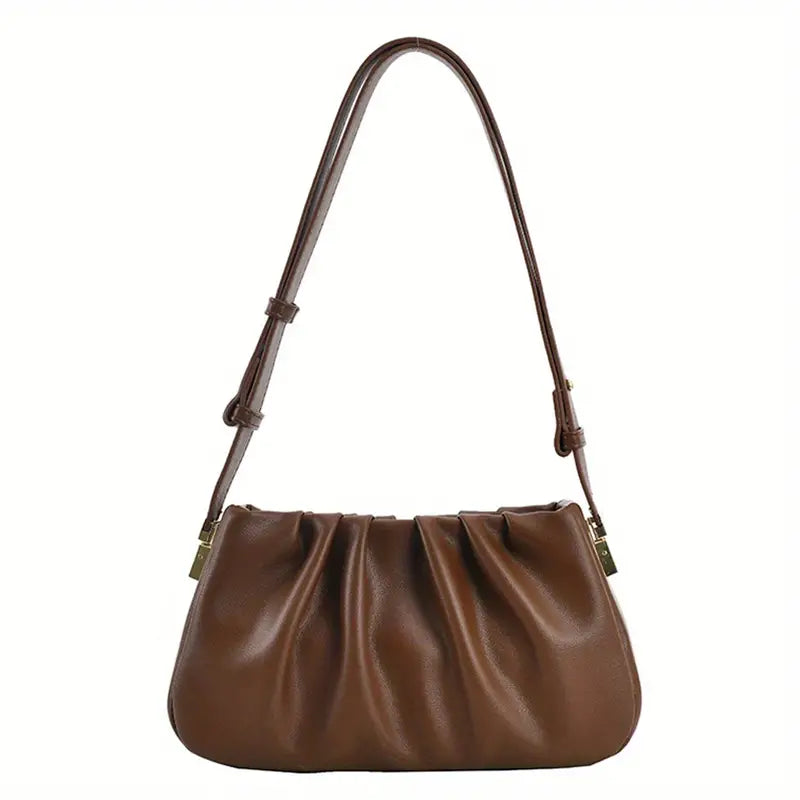 Holly | Stylish Ruched Handbag with Adjustable Handle