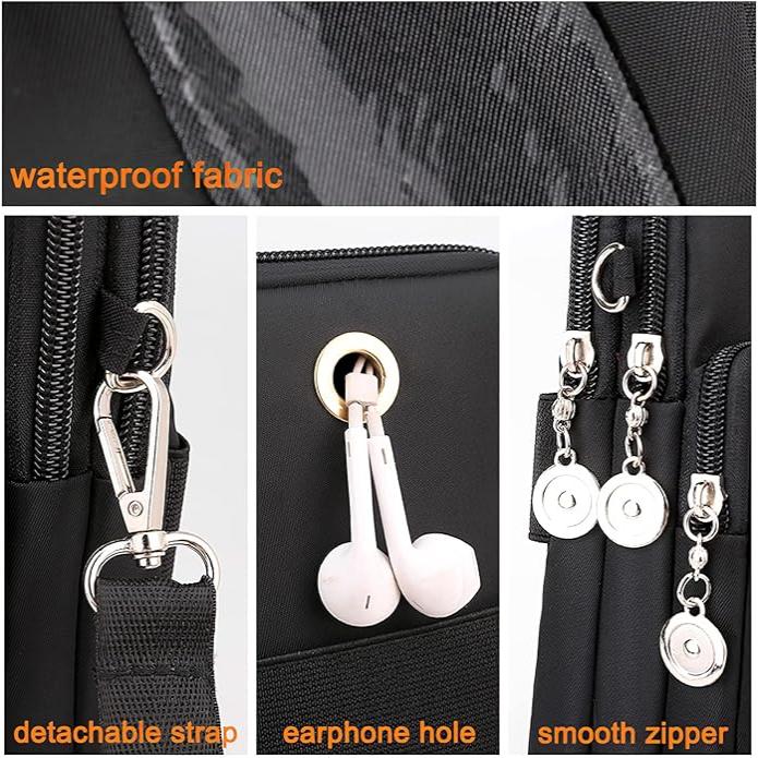 Allyson| Waterproof Compact Multi-Pocket Crossbody Bag for Daily Essentials