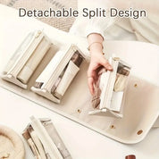 Luzille | Foldable Cosmetic Bag with Multiple Compartments for Hanging