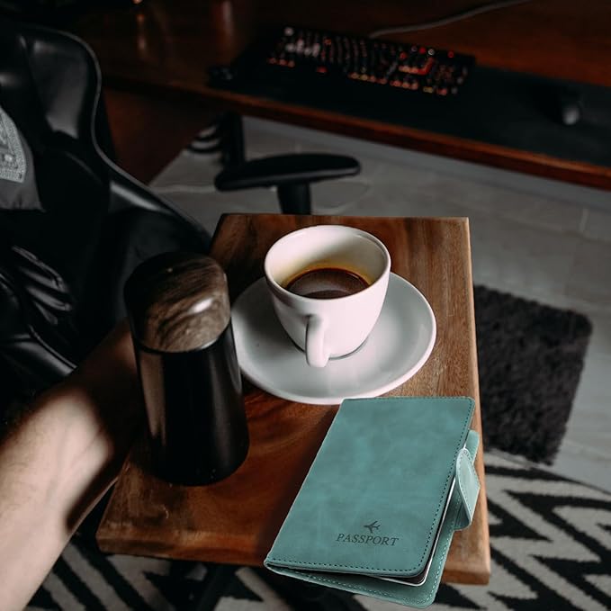 Vada | Theft-proof Waterproof PU Leather Passport Holder Wallet