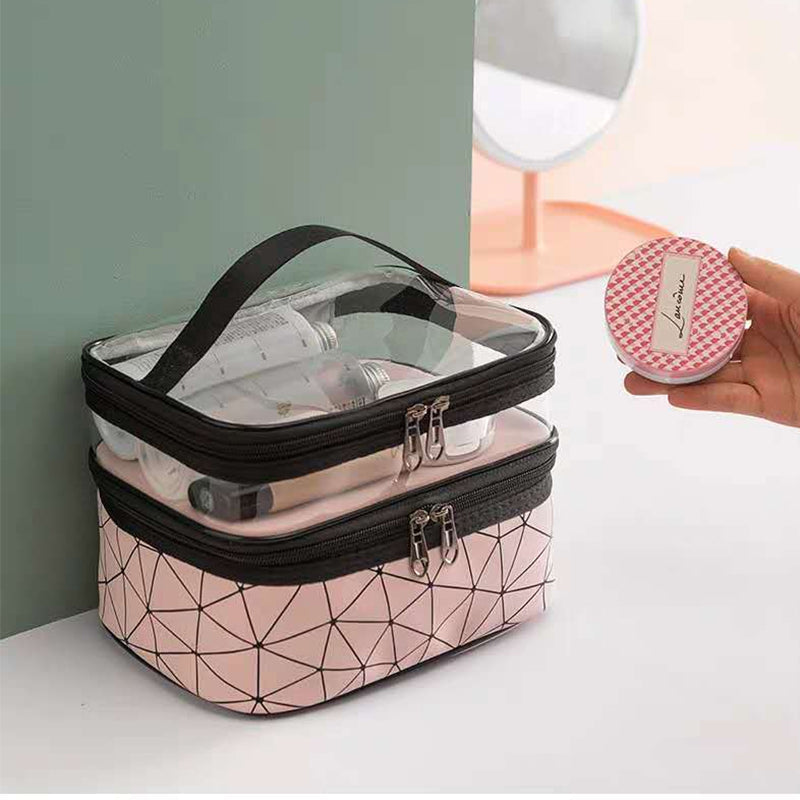 Maddie | Spacious Travel Essentials Organizer with Multiple Pockets and Compartments