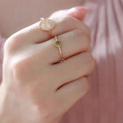 RadiantGlow | Delicate Ring for a Touch of Elegance