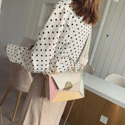 Lianne | Modern Handbag with Geometric Design and Chain Strap