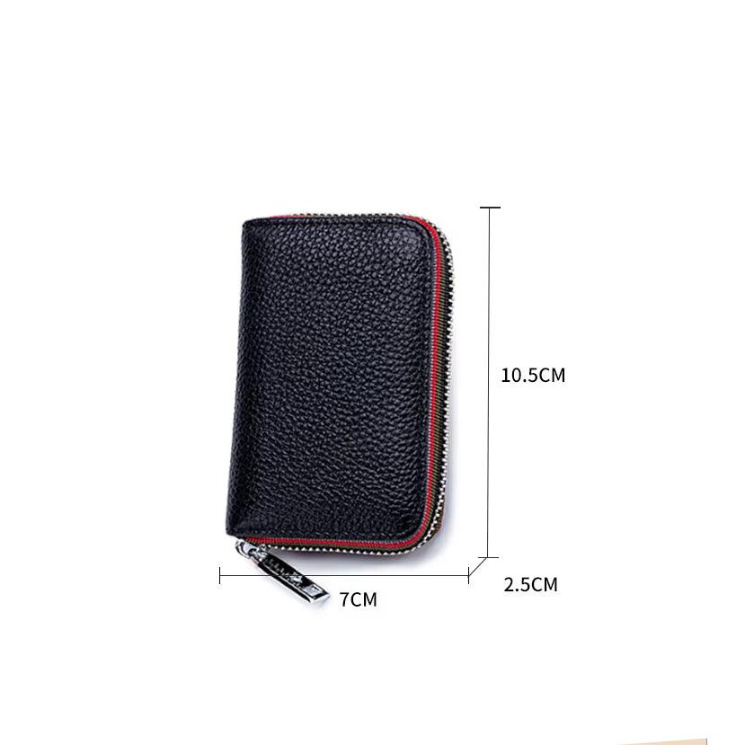 Maisy | RFID-blocking zip-up travel wallet made of faux leather