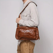 Joseph | Vintage Multi-Function Crossbody Bag with Secure Zippers