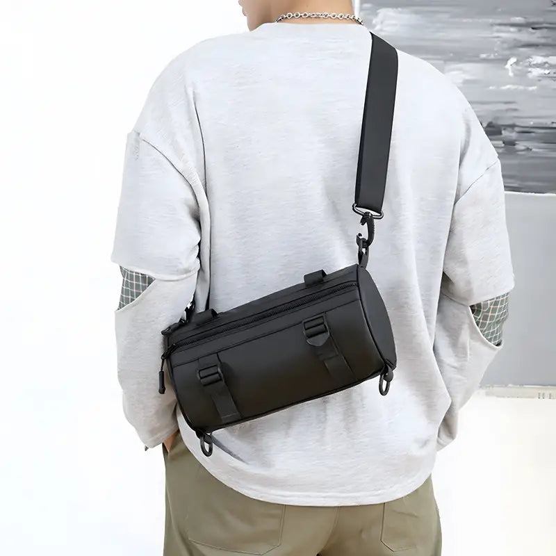 Keith | Compact Barrel Crossbody Bag for Modern and Practical Style