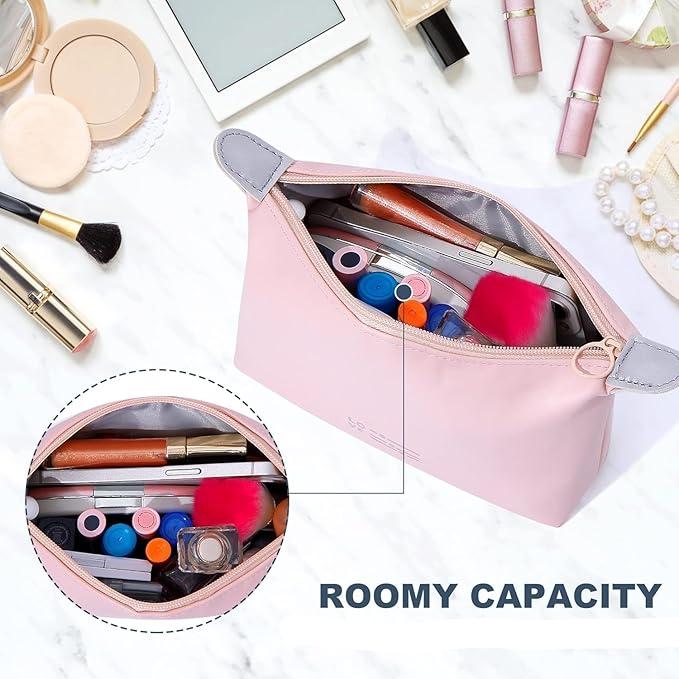 Emmeline | Solid Color Large Capacity Cosmetic Pouch