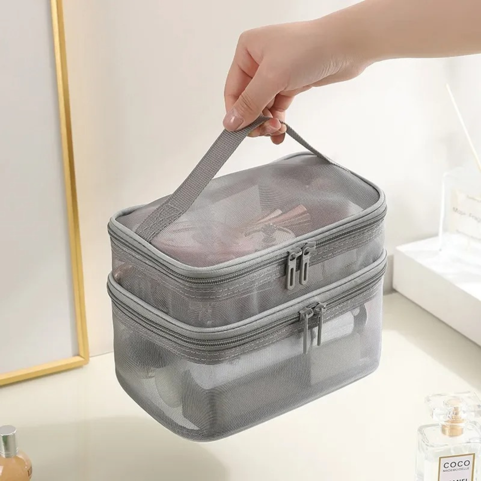 Arelynn | Compact and travel-friendly double-layer bag