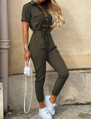 Ivy | Summer Cargo Jumpsuit