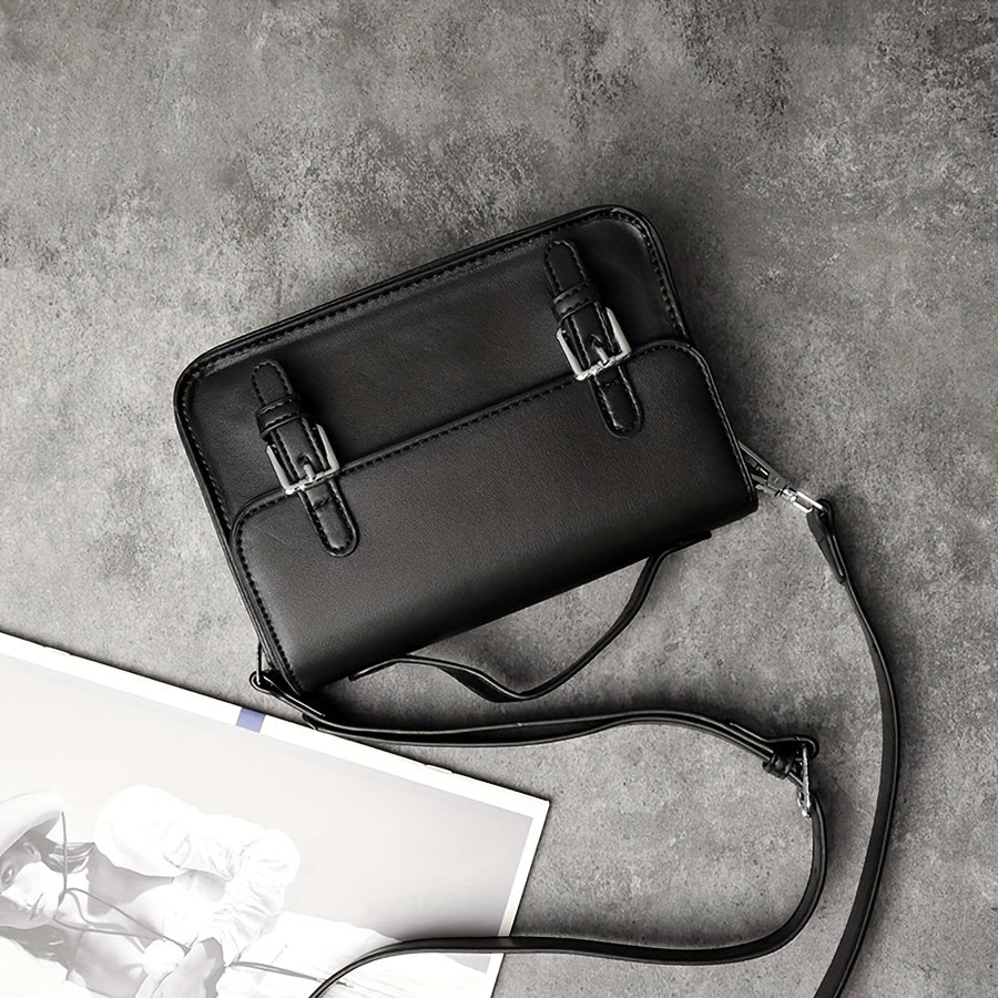 Nicolo | Compact Crossbody Bag with Classic Buckle Design