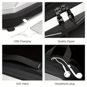 Rolan| Compact Anti-Theft Crossbody Bag with Charging Port