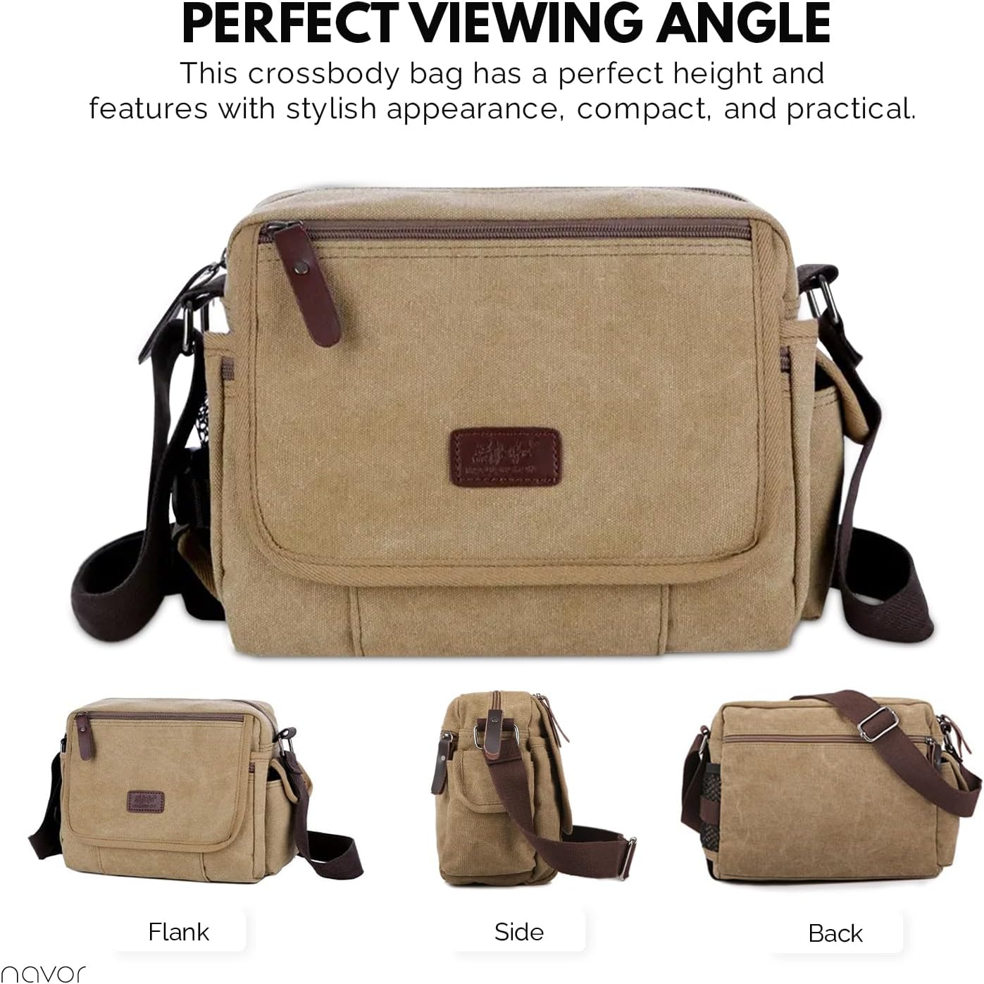 Leonardo | Everyday Casual Crossbody Messenger Bag
