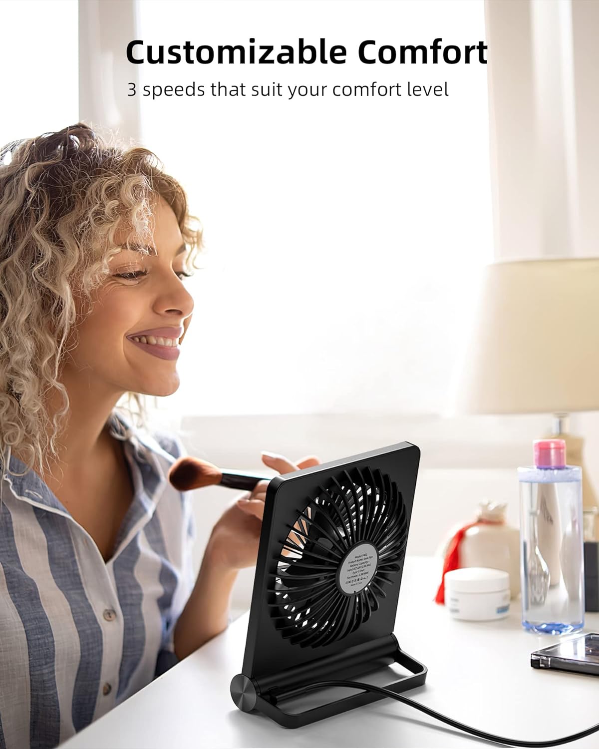 GaleForce | Ultra-Quiet & Powerful Small Table Fan