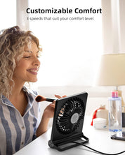 GaleForce | Ultra-Quiet & Powerful Small Table Fan