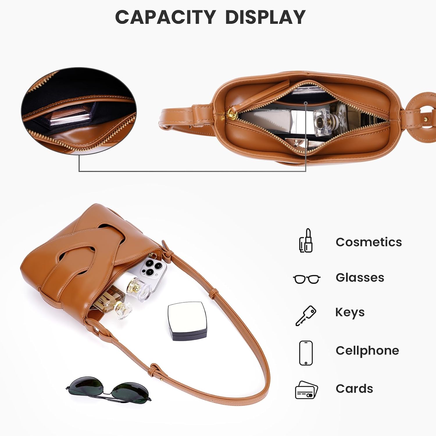 Whitney | Chic Crossbody Bucket Bag