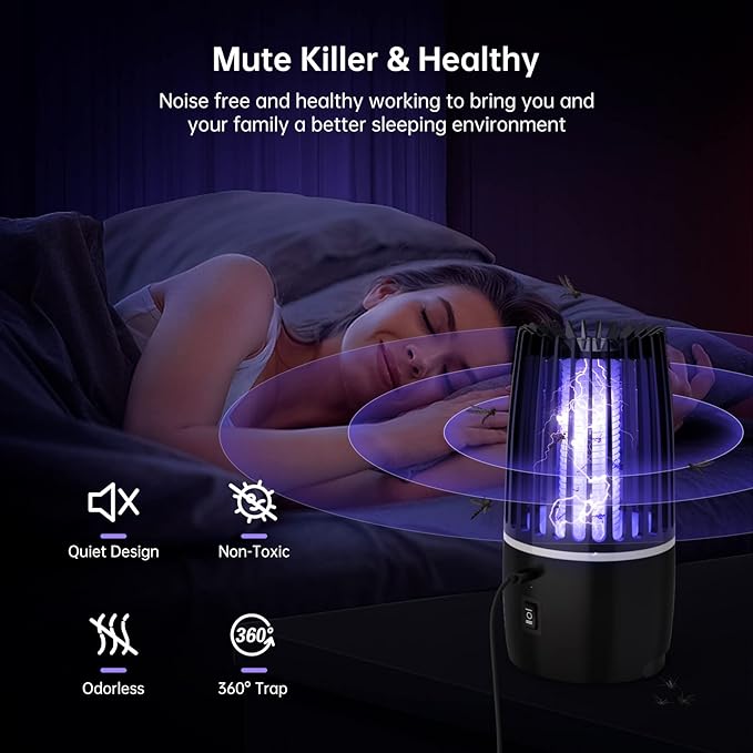 Electric Insect Killer - Electric insect lamp for the home, campsite or garden