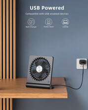 GaleForce | Ultra-Quiet & Powerful Small Table Fan