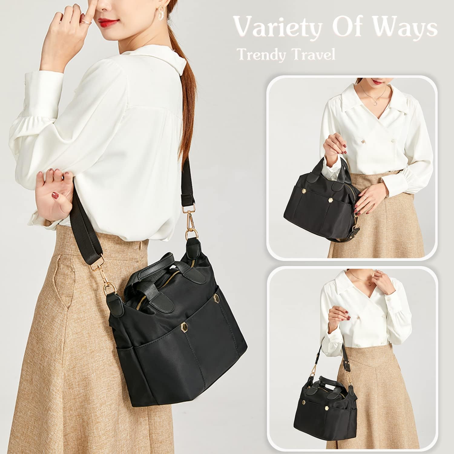 Katherina| Convertible Handbag for Travel and Everyday Use